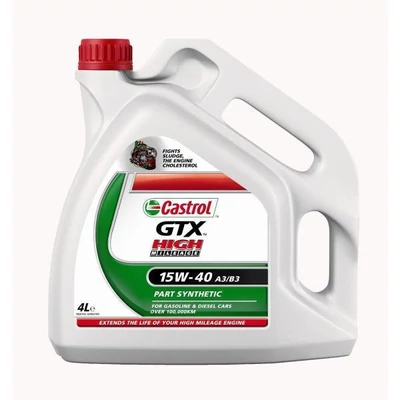 CASTROL GTX HIGH MILEAGE 15W40 4LITER