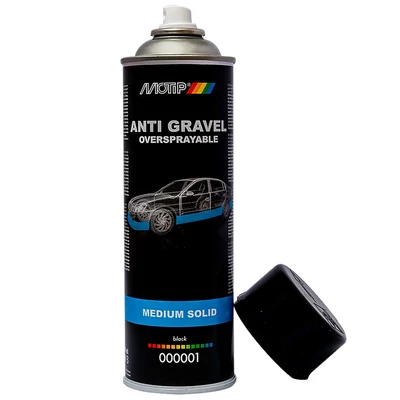 MOTIP Kavicsfelverődés ellen fekete aerosol (rücsi)  0,5L