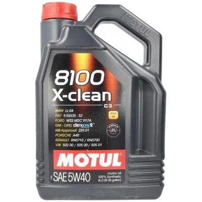 MOTUL 8100 X CLEAN 5w40 4 LITER